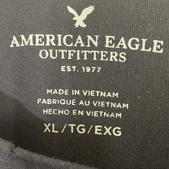 American Eagle Charcoal Grey T-Shirt - Picture 4 of 5